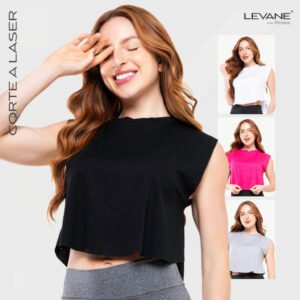 Kit 4 Regata Cropped Feminino Fitness Academia